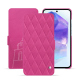 가죽 커버 Samsung Galaxy A55 - Rose BB - Couture ( Pantone #DB599F )