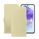 Lederschutzhülle Samsung Galaxy A55 - Beige PU ( Pantone #ceb888 ) 