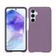 Coque cuir Samsung Galaxy A55 - Lilas ( Nappa - Pantone #b9a3e3 ) 