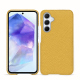 Custodia in pelle Samsung Galaxy A55 - Mimosa ( Pantone #b39437 ) 