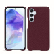 Lederschutzhülle Samsung Galaxy A55 - Lie de vin ( Pantone #412234 ) 
