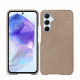 Funda de piel Samsung Galaxy A55 - Taupe vintage ( Pantone #bda790 ) 