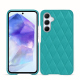 Funda de piel Samsung Galaxy A55 - Bleu fluo - Couture