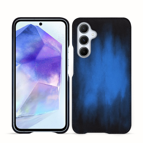 Funda trasera de cuero premium para Samsung Galaxy A55 | NoreveBleu Patine