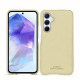 가죽 커버 Samsung Galaxy A55 - Beige PU ( Pantone #ceb888 ) 