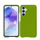 Samsung Galaxy A55 leather cover - Vert Veggie ( Pantone #68724d ) 