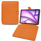 Funda cartera de piel para Apple iPad Air 13 (2024) - Orange ( Nappa - Pantone #ff9351 ) 