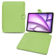 가죽 지갑 케이스 Apple iPad Air 13 (2024) - Vert olive ( Nappa - Pantone #a7c58e ) 