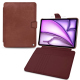 Custodia a portafoglio in pelle per Apple iPad Air 13 (2024) - Passion vintage ( Pantone #591d16 ) 