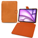 Apple iPad Air 13 (2024) 真皮钱包保护套 - Mandarine vintage ( Pantone #d47231 ) 
