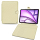 Apple iPad Air 13 (2024) 真皮钱包保护套 - Ivoire ( Pantone #d6d6c6 ) 