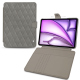 Funda cartera de piel para Apple iPad Air 13 (2024) - Acier vintage - Couture ( Pantone #d85827b ) 