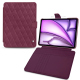 Apple iPad Air 13 (2024) 真皮钱包保护套 - Prune vintage - Couture ( Pantone #612434 ) 