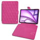 Funda cartera de piel para Apple iPad Air 13 (2024) - Rose BB - Couture ( Pantone #DB599F )