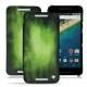 Housse cuir LG Nexus 5X - Vert Patine