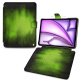 Apple iPad Air 13  (2024) leather wallet case - Vert Patine