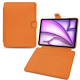 Apple iPad Air 13 (2024) 真皮钱包保护套 - Orange PU ( Pantone #ff9351 )