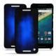 LG Nexus 5X leather case - Bleu Patine