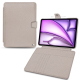Custodia a portafoglio in pelle per Apple iPad Air 13 (2024) - Taupe innocent ( Pantone #d6d2c4 ) 