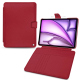 Étui portefeuille cuir Apple iPad Air 13 (2024) - Rouge passion ( Pantone #a6192e ) 