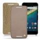 Capa em pele LG Nexus 5X - Taupe vintage ( Pantone 7530C ) 