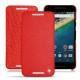 Capa em pele LG Nexus 5X - Tomate ( Pantone 187C ) 