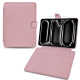 Apple iPad Pro 11 (2024) leather wallet case - Rose ( Nappa - Pantone #efbae1 ) 