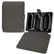 Apple iPad Pro 11 (2024) leather wallet case - Anthracite ( Pantone #41403c ) 
