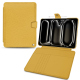 Apple iPad Pro 11 (2024) leather wallet case - Mimosa ( Pantone #b39437 ) 