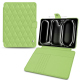 Apple iPad Air 11 (2024) 真皮钱包保护套 - Vert olive - Couture ( Nappa - Pantone #a7c58e ) 