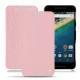 LG Nexus 5X leather case - Rose ( Nappa - Pantone 2365C ) 