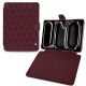 Custodia a portafoglio in pelle per Apple iPad Pro 11 (2024) - Lie de vin - Couture ( Pantone #412234 ) 