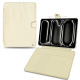 Capa em pele para Apple iPad Pro 11 (2024) - Crocodile milk ( Pantone #d6d2c4 ) 