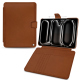 Apple iPad Pro 11 (2024) leather wallet case - Marron Veggie ( Pantone #95614d ) 