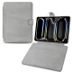 Custodia a portafoglio in pelle per Apple iPad Pro 13 (2024) - Platinium ( Pantone 877C ) 
