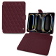 Funda cartera de piel para Apple iPad Pro 13 (2024) - Lie de vin - Couture ( Pantone #412234 ) 