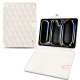 Capa em pele para Apple iPad Pro 13 (2024) - Blanc escumo - Couture ( Pantone #D6D6D1 )