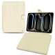 Custodia a portafoglio in pelle per Apple iPad Pro 13 (2024) - Crocodile milk ( Pantone #d6d2c4 ) 
