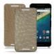 Housse cuir LG Nexus 5X - Autruche desert