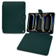Apple iPad Pro 13 (2024) leather wallet case - Vert séduisant ( Pantone #1d3c34 ) 