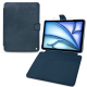 Housse cuir Apple iPad Air - Jean vintage ( Pantone #2f414f  ) 