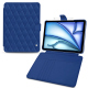 Apple iPad Air leather case - Bleu océan - Couture ( Nappa - Pantone #15458a) 
