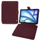 Housse cuir Apple iPad Air - Lie de vin - Couture ( Pantone #412234 ) 