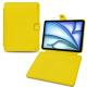 Apple iPad Air leather case - Jaune fluo ( Pantone #c9ff57 ) 