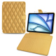 Apple iPad Air leather case - Or Maïa - Couture ( Pantone 871C ) 