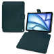 Apple iPad Air leather case - Bleu Veggie ( Pantone #3f5864 ) 