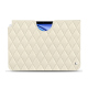 Lederschutzhülle Apple iPad Air - Blanc - Couture ( Nappa - White ) 