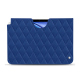 Apple iPad Air leather pouch - Bleu océan - Couture ( Nappa - Pantone #15458a) 