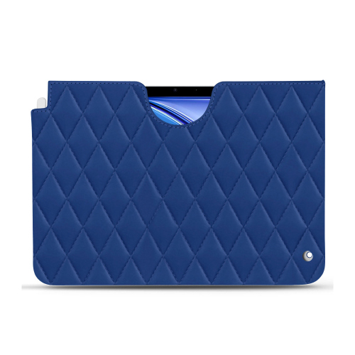Funda de piel premium para Apple iPad AirBleu océan - Couture ( Nappa - Pantone #15458a) 
