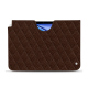 Custodia in pelle Apple iPad Air - Châtaigne - Couture ( Pantone #1b1107 ) 